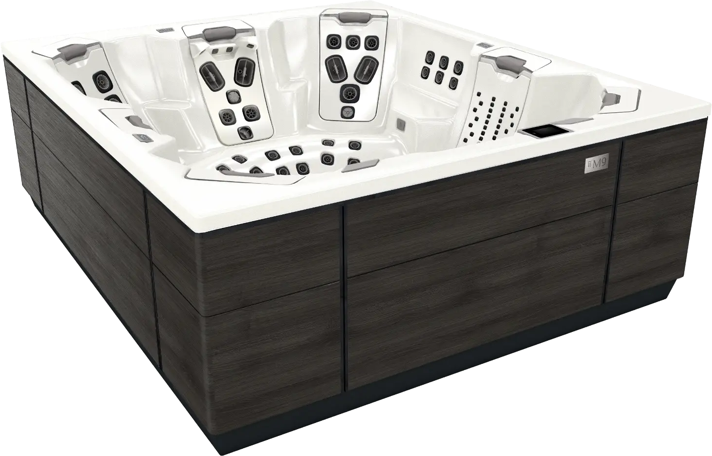 Bullfrog Spas M9 — Ebony / Solitude